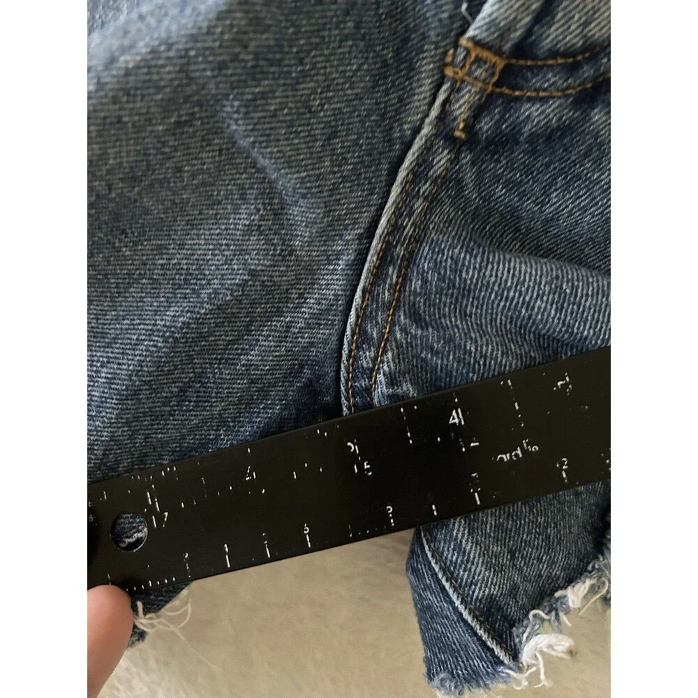 Agolde Parker Vintage Cut Off Denim Shorts In Swapmeet Size 27 Country Boho - Picture 9 of 9